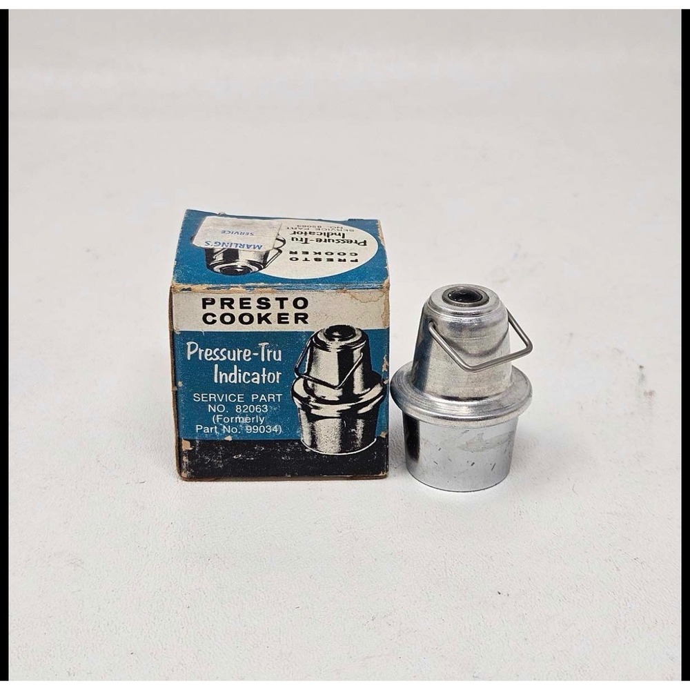Vintage Presto Tru Indicator 82063 Pressure Cooker Regulator Weight w/Box